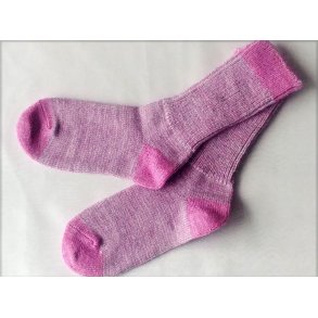 Alpaca babysokker Lyser�d stribede 