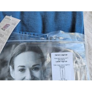 Leggins uld-silke st�vet duebl� 34-36