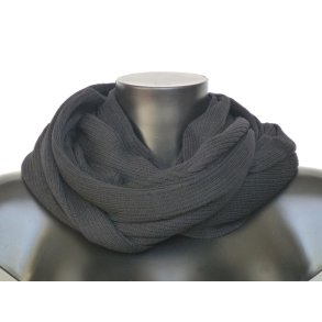 Halsedisse i bl�d merino uld sort