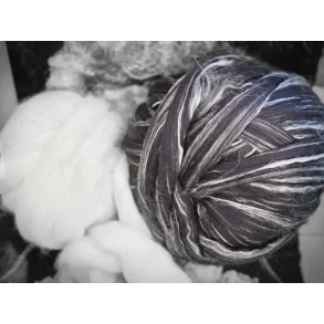  Merinould/silke fibre